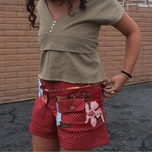 Shorts & Utility Belt Bag Set